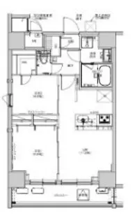 SーRESIDENCE綾瀬RIVIE【8階】の間取り