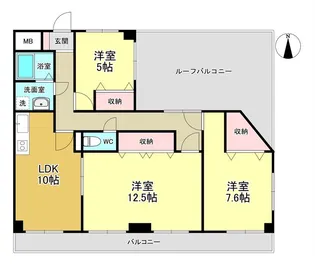 ウィル【4階】の間取り