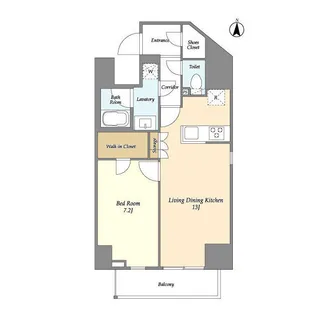 グランカーサ三ノ輪Ⅳ【8階】の間取り