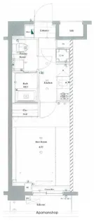 AZEST日暮里【2階】の間取り