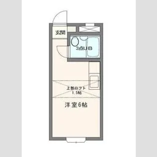 ベルピア六実1ー1【1階】の間取り