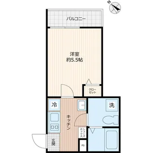 メゾンド・アヴェニール綾瀬【2階】の間取り