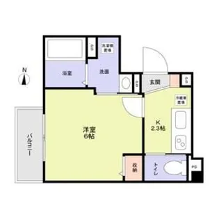 オルキス北千住【2階】の間取り