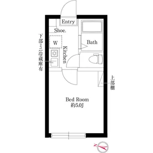 ジャスミンテラス五反野【1階】の間取り