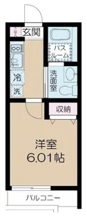 NSGATE五反野TWO【3階】の間取り