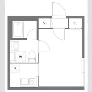 ルーデンス日暮里【4階】の間取り