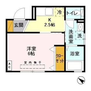 ドルフクレセント 参番館【2階】の間取り