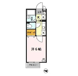 WEST FIVEーS【2階】の間取り