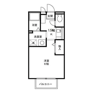 ジュネス西新井 Ⅰ Ⅱ【1階】の間取り