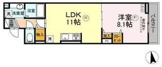 グラナーデ東日暮里【3階】の間取り