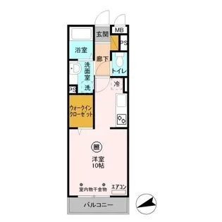 メルヴェーユ花水木 Ⅰ【3階】の間取り