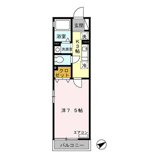プランドール【2階】の間取り