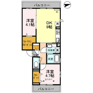 ルピナス【3階】の間取り