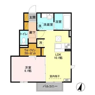 エスポワールⅡ【1階】の間取り