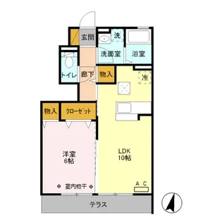 コンフォート【1階】の間取り