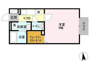 LA MIEUX【1階】の間取り