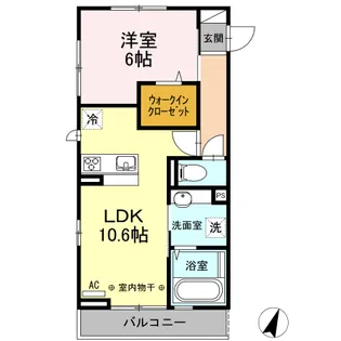 プライム メゾン【2階】の間取り