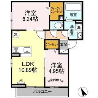 セレスティア東四つ木Ⅰ【3階】の間取り