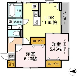 BLOOM【2階】の間取り