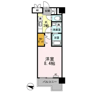 カーサ フェリーチェ 柴又【1階】の間取り