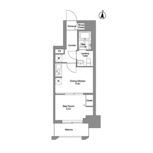 クラリティア綾瀬【3階】の間取り