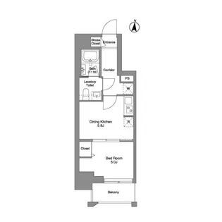 クラリティア綾瀬【8階】の間取り
