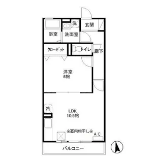 フィロス【1階】の間取り