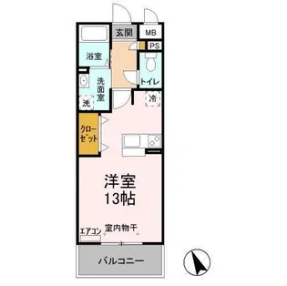 グランシャリオ【2階】の間取り