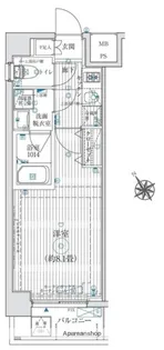 東京都足立区足立4丁目【マンション】の間取り