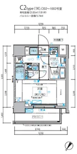 メインステージ五反野Ⅱ【7階】の間取り