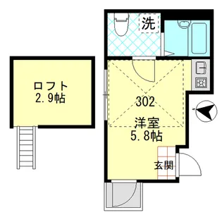 東京都足立区東和5丁目【アパート】の間取り