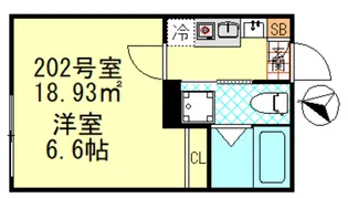 CK四ツ木【2階】の間取り