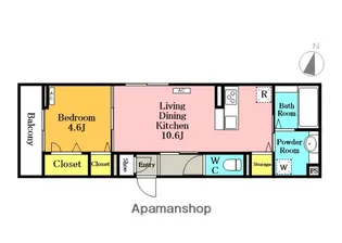 アヴァンス八潮C【2階】の間取り