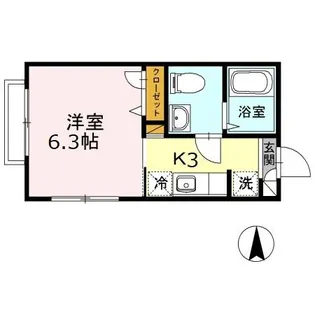 サザンEX III【1階】の間取り