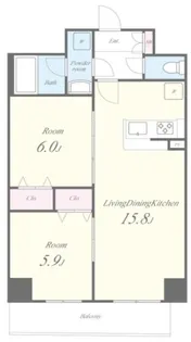 UNE LUMIERE【5階】の間取り