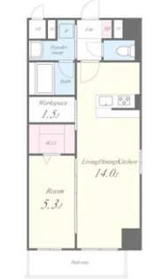 ラ・クール【1階】の間取り