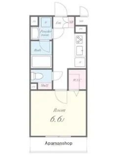 フィレール南千住【1階】の間取り