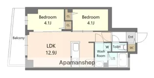 東京都足立区谷中1丁目【マンション】の間取り