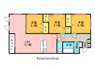 東京都世田谷区八幡山1丁目【アパート】の間取り