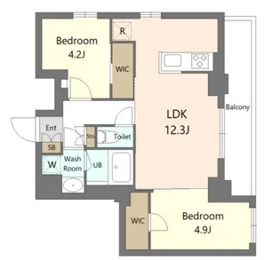 SーRESIDENCE北綾瀬AWESOME【4階】の間取り