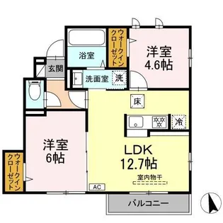 SUN BLOOM【1階】の間取り