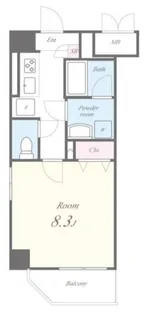 エスポアール扇西【1階】の間取り