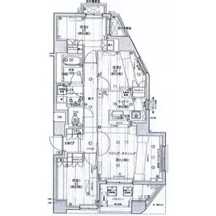 レジデンシャルステート北綾瀬パークビュー【8階】の間取り
