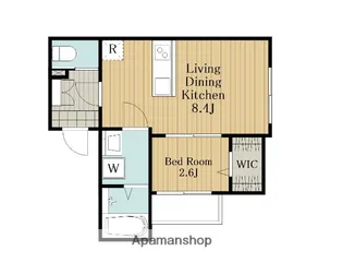 KEIAI RESIDENCE八潮【3階】の間取り