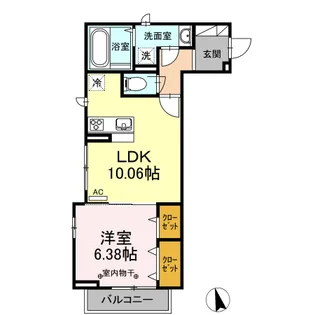 LUCIA(ルチア)【2階】の間取り