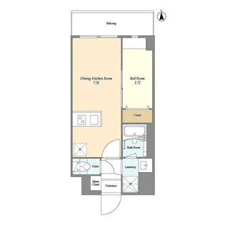 グランカーサ尾久【2階】の間取り