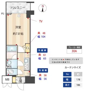 AELL亀有【6階】の間取り
