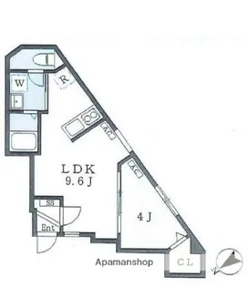 東京都足立区梅田7丁目【アパート】の間取り