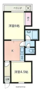 玉木マンション【5階】の間取り