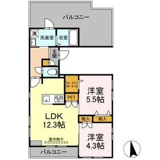 PAUL MAISON【3階】の間取り